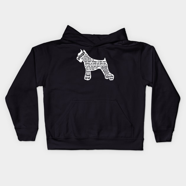 Rescue Dog For Gift Dog Lovers Kids Hoodie by RobertDan